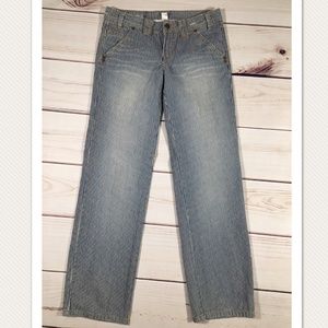 FREE PEOPLE Striped Jeans Size 26